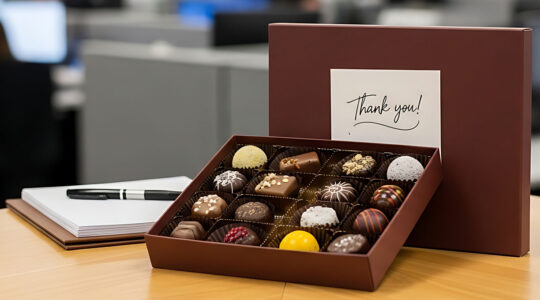 Coffret chocolat personnalisé