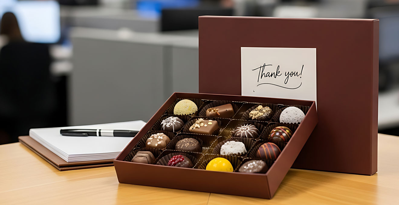 Coffret chocolat personnalisé
